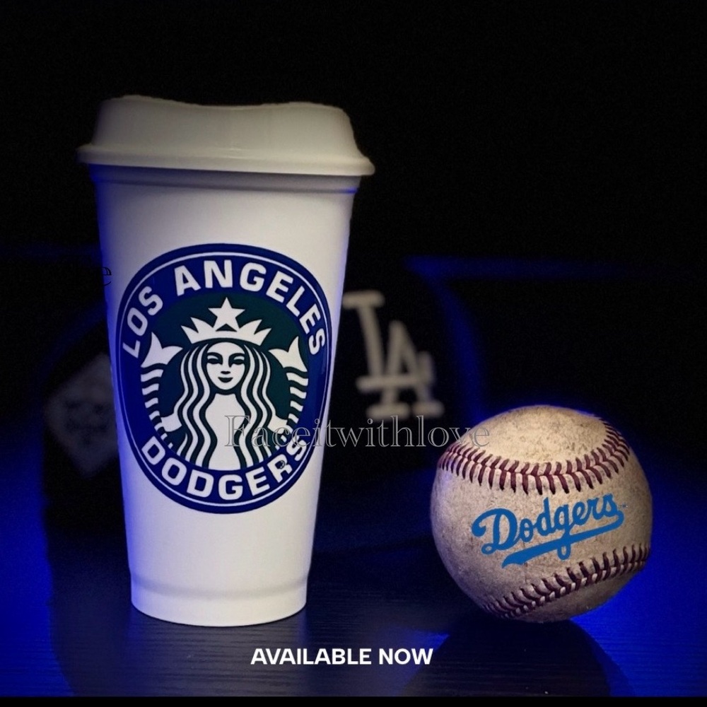 LA Dodgers Starbucks Travel Coffee 16oz Cup